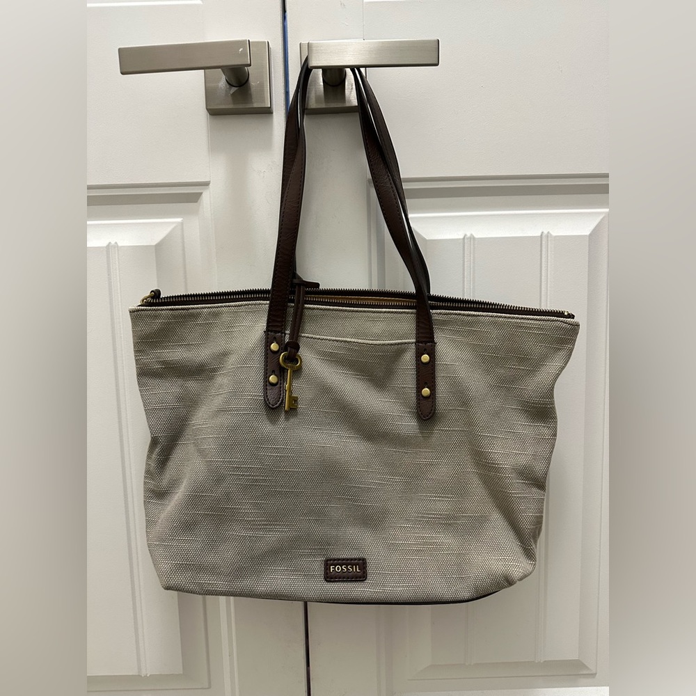 Fossil Tote Bag - Gray